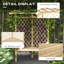 Bancs de jardin de 55 po pour l'extérieur, bancs de parc en bois pour l'extérieur avec siège à lattes, ponch avant avec dossier moustiquaire, vigne grimpante