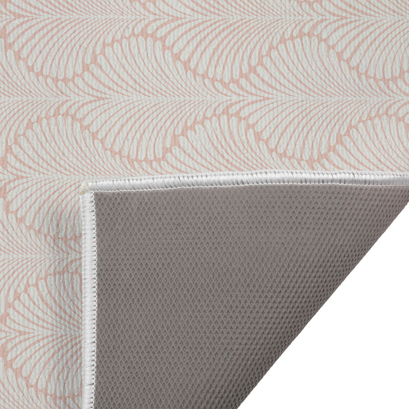 Paillasson Elegant Palms, L 21 po x L 34 po, Rose