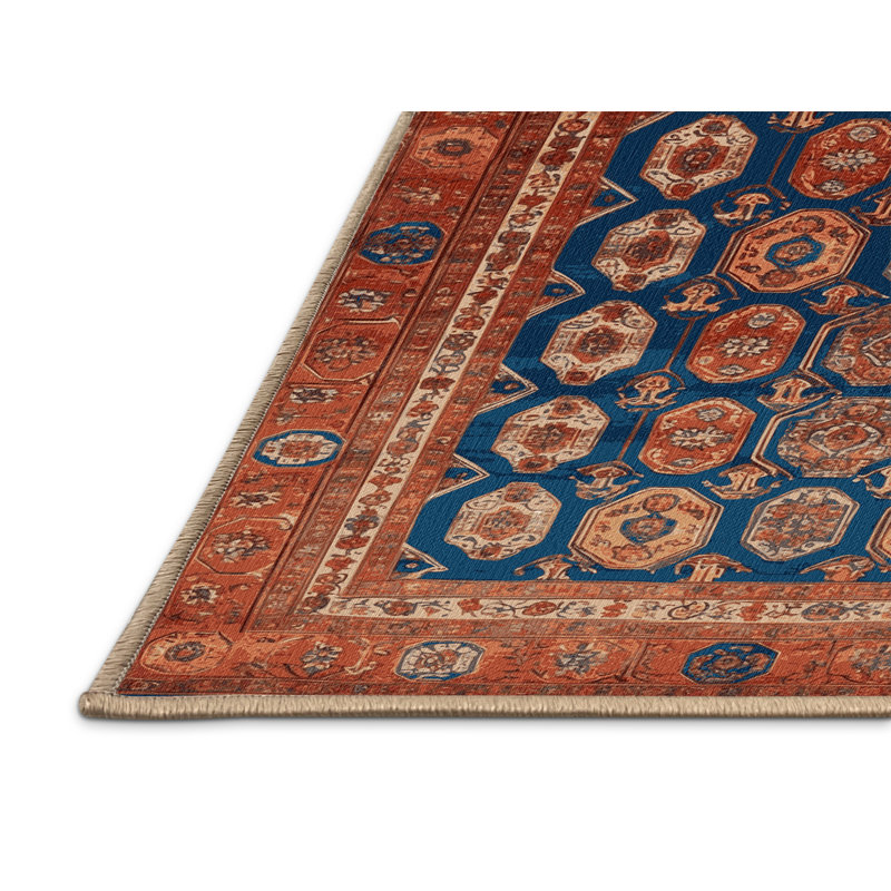 Tapis brun lavable à la machine, Rectangle 6 pi x 9 pi
