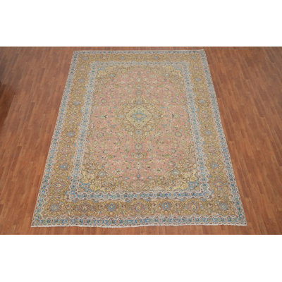 Traditional Pink Area Rug 10x13