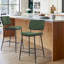 Yelton Upholstered Counter Stool with Metal Frame-1778965838