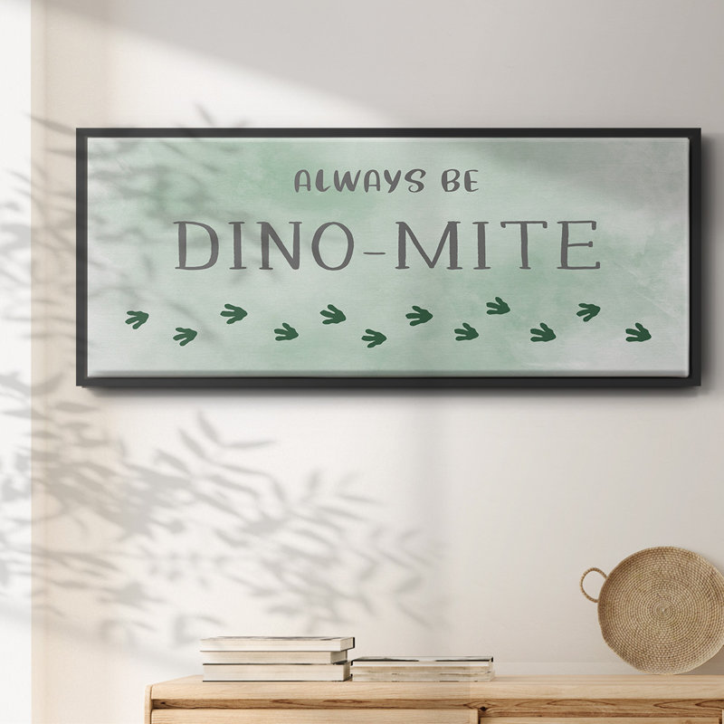 Dinomite - toile encadrée, H 20 po x l 50 po