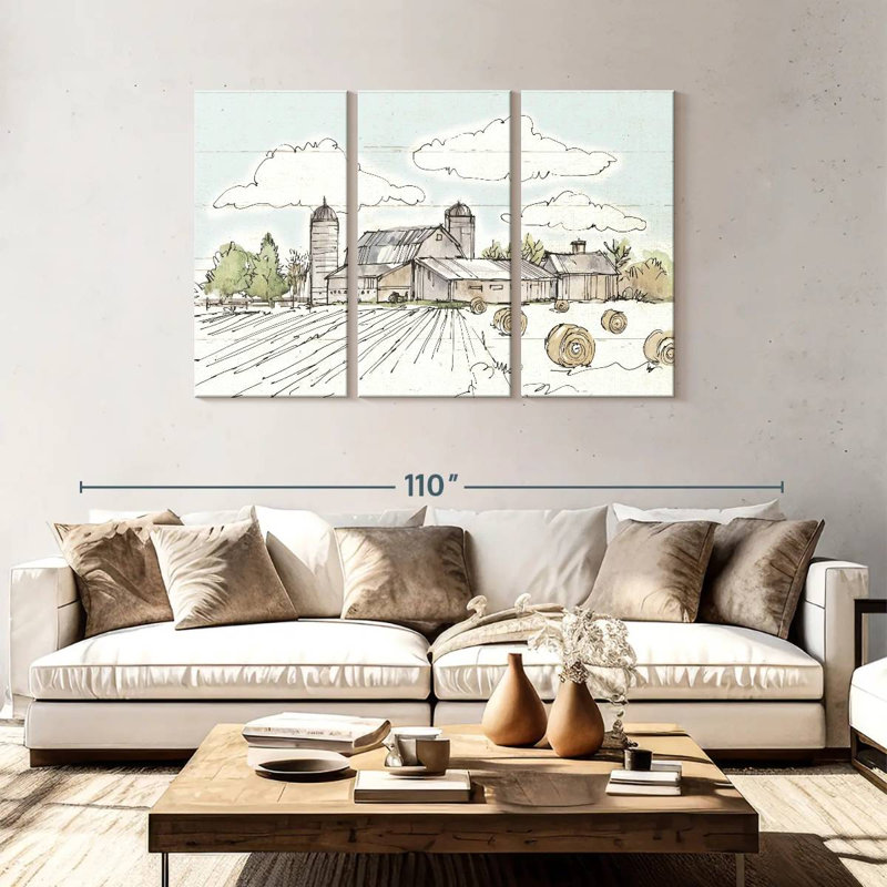 Alvord Farm Memories XI, 48" H x 74" W