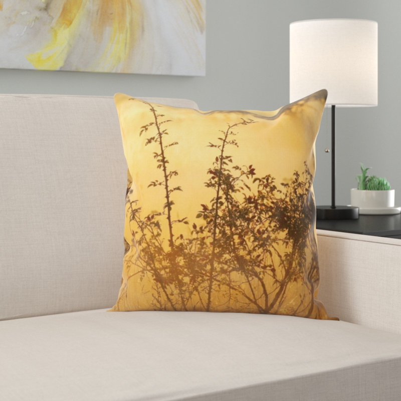 Coussin décoratif paysage