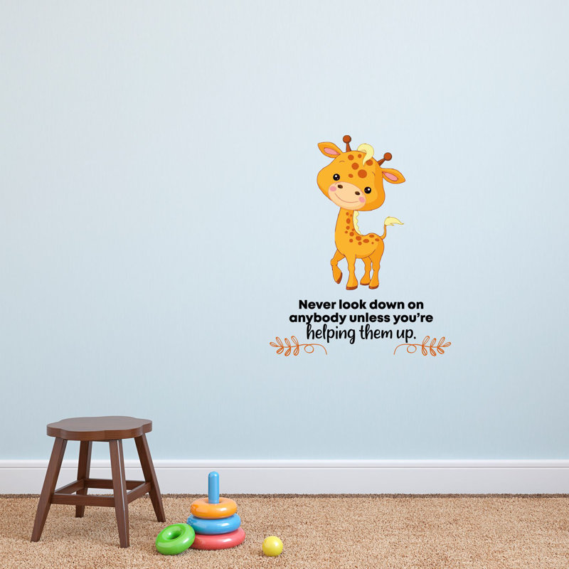 Text & Numbers Wall Decal, 10" H x 8" W