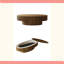 Table basse ovale avec rangement 47 po
