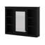 Wall Mounted Medicine Cabinet With Mirror And 6 Open Shelves