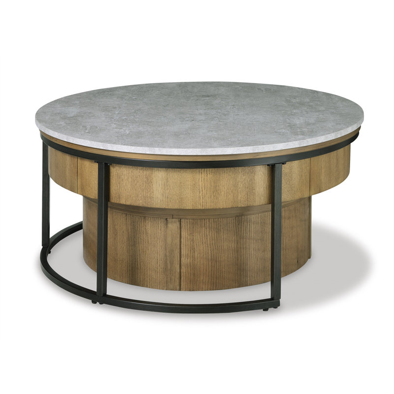 2 tables gigognes avec rangement Drum