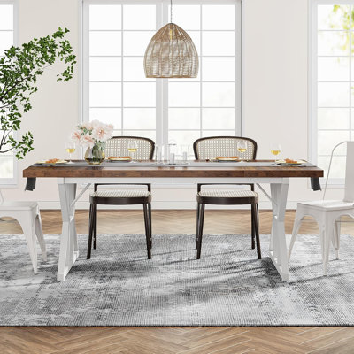 Galatea Metal Base Dining Table