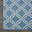 Tapis géométrique bleu / ivoire Kardinya-1818059073