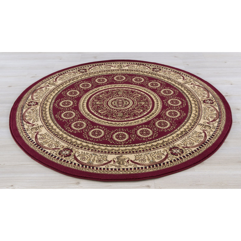 Edmont Oriental Indoor Rug, Round 5'3"