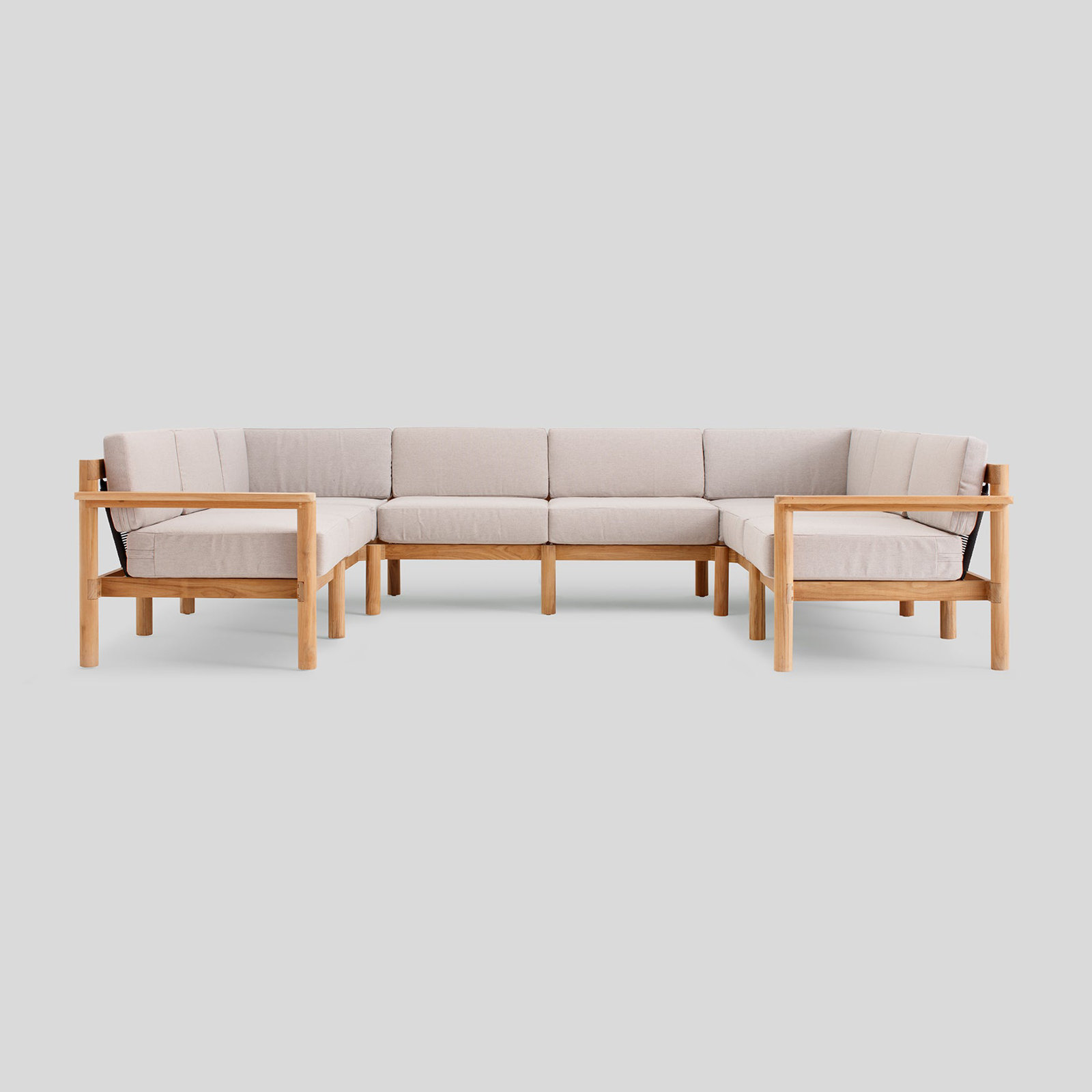 Haven 116" Sunbrella® Patio Sectional, Sunbrella Ashe, 8