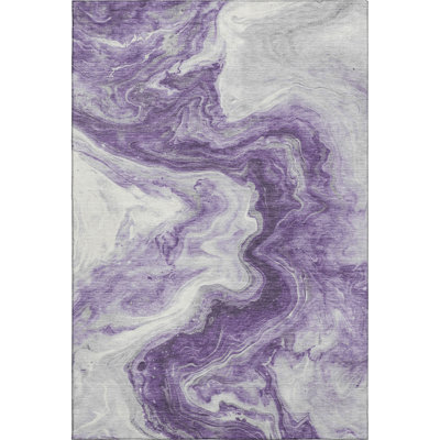 Premium Machine Washable Metinaro AMF1706 Abstract Rug