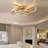 31.8‘’ Ceiling Light LED Semi Flush Mount Ceiling Lights Dimmable For Living Room