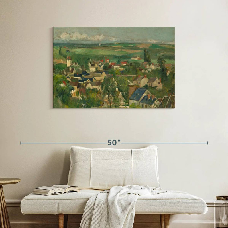 Alvord Auvers Panoramic View, 26" H x 39" W