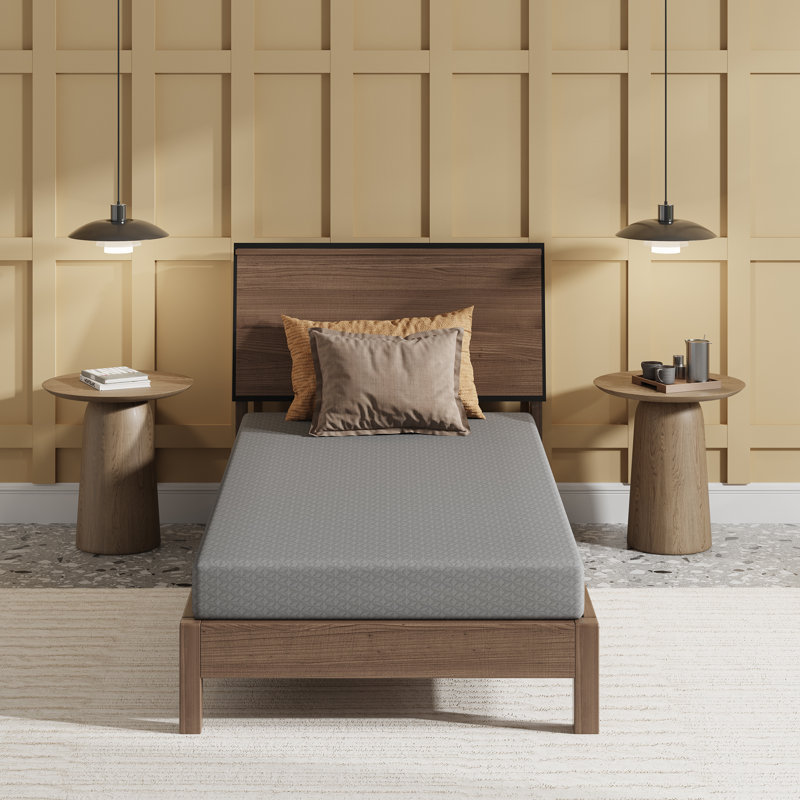 Matelas en mousse viscoélastique gélifiée moyenne de 6 po - Garantie de 10 ans, CertiPUR-US, certifié OEKO-TEX, 6"