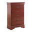 Commode verticale à 5 tiroirs avec poignées décoratives-757840595