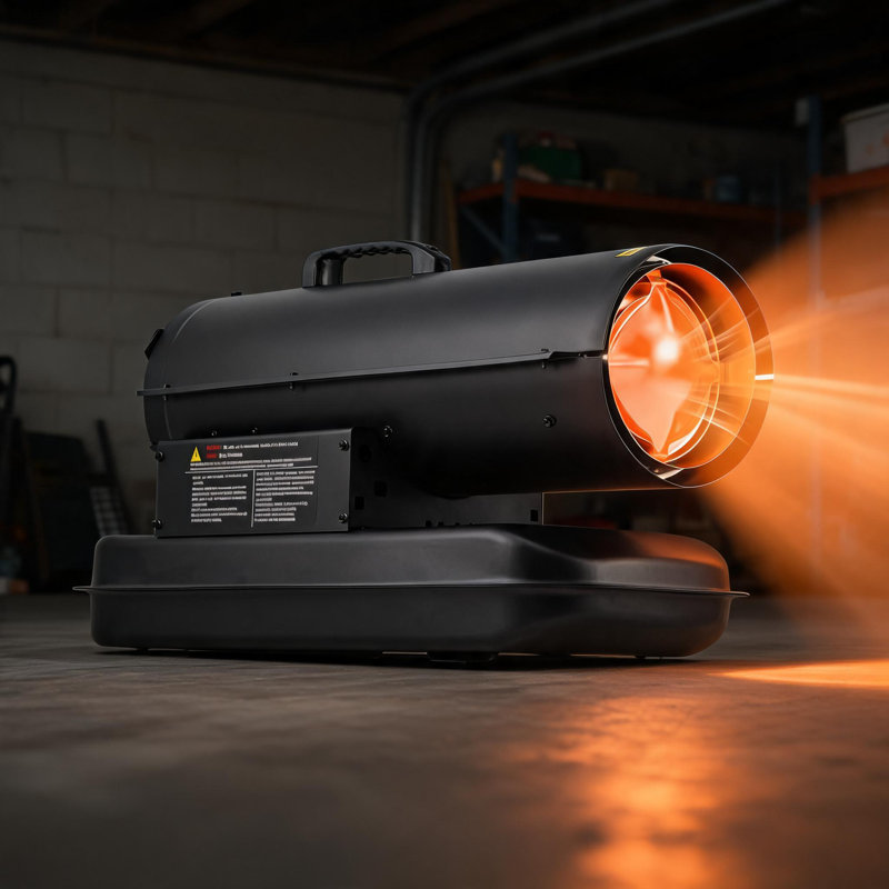 Chauffage à air pulsé au kérosène et au diesel de 125 000 BTU, avec thermostat, 70000