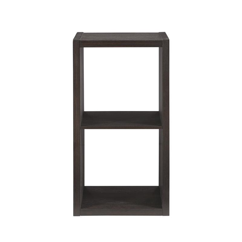 Hamlett Two-Shelf 16" by 30" Bookcase, Espresso
