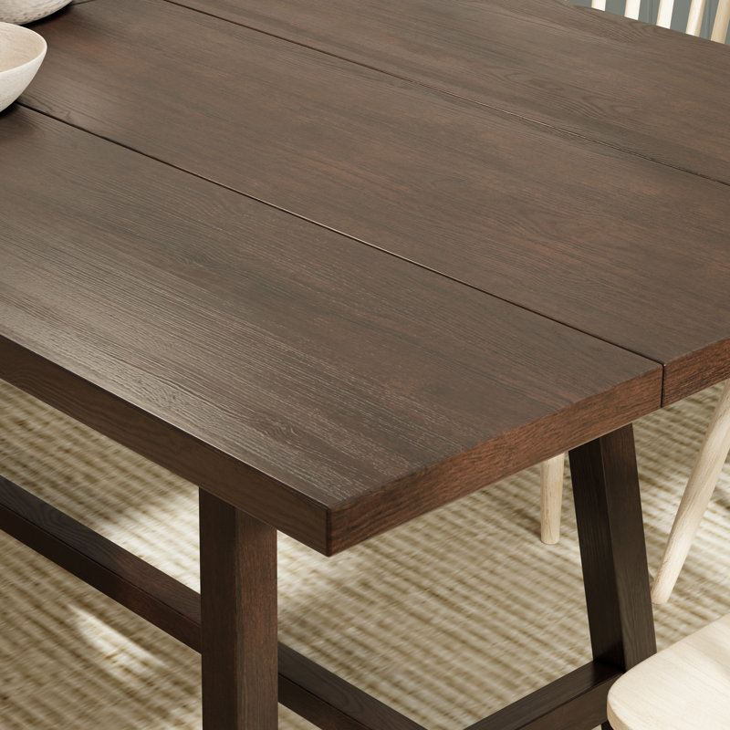 84" Farmhouse Dining Table, Walnut