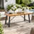 3 PIECE WOOD OUTDOOR DINING SET