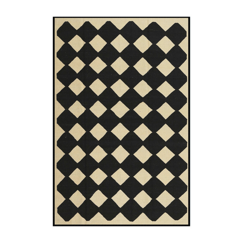Geometric Indoor Rug, Rectangle 5' x 8'