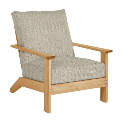Chaise longue d'extérieur en teck Ashland