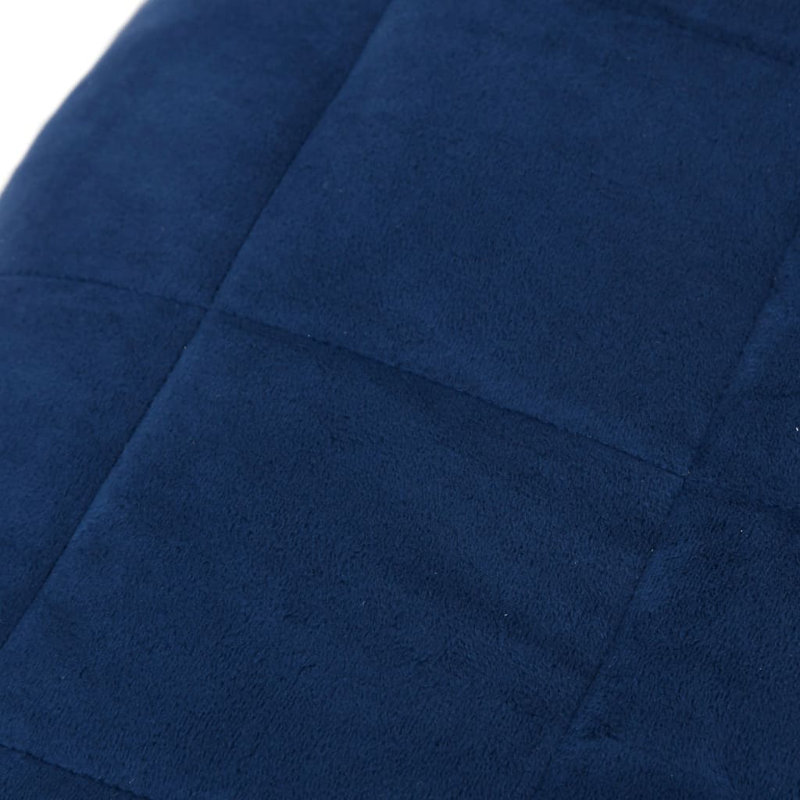 Couverture en tissu , Bleu, L 78,7 po x L 78,7 po