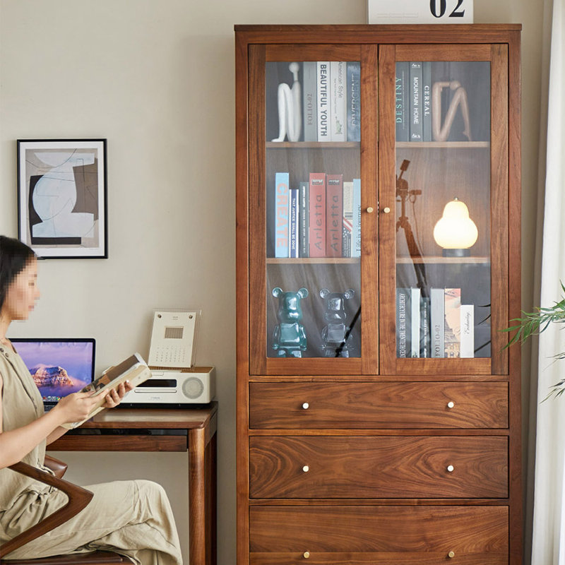 American style high quality furniture bookcase