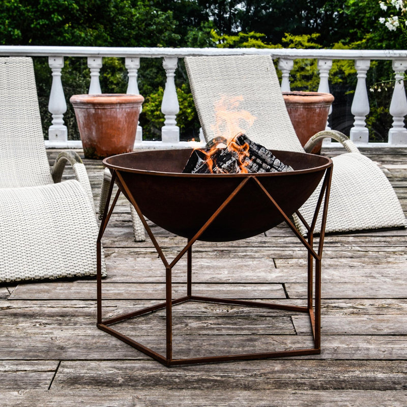 Buckingham Firebowl, Rust