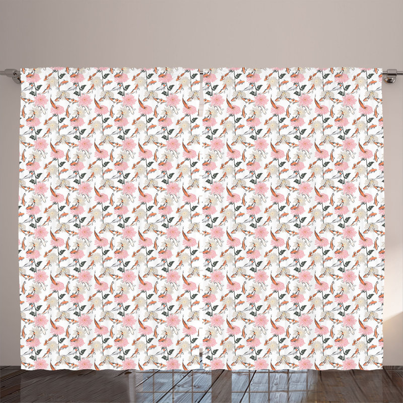 Semi Sheer Curtain Pair