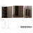 Farmhouse Shoe Cabinet with Six Shelves -112249293