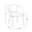 Chaise Renee en similicuir blanc par LumiSource