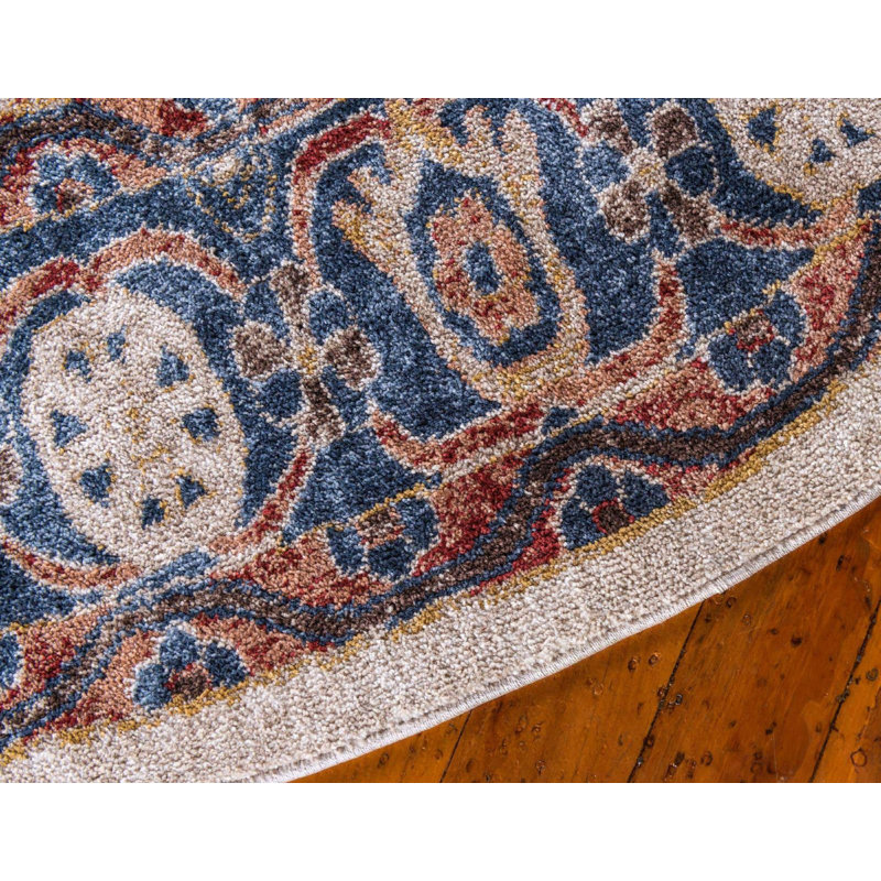 Ulla Oriental Indoor Rug, Round 4'