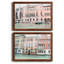 Canal Building I - Ensemble de 2 photos sur toile tendues-1104567035-1104567039