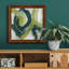 Toile encadrée Verdigris Motion IV-Premium - prête à être accrochée-2115707114-2115707119