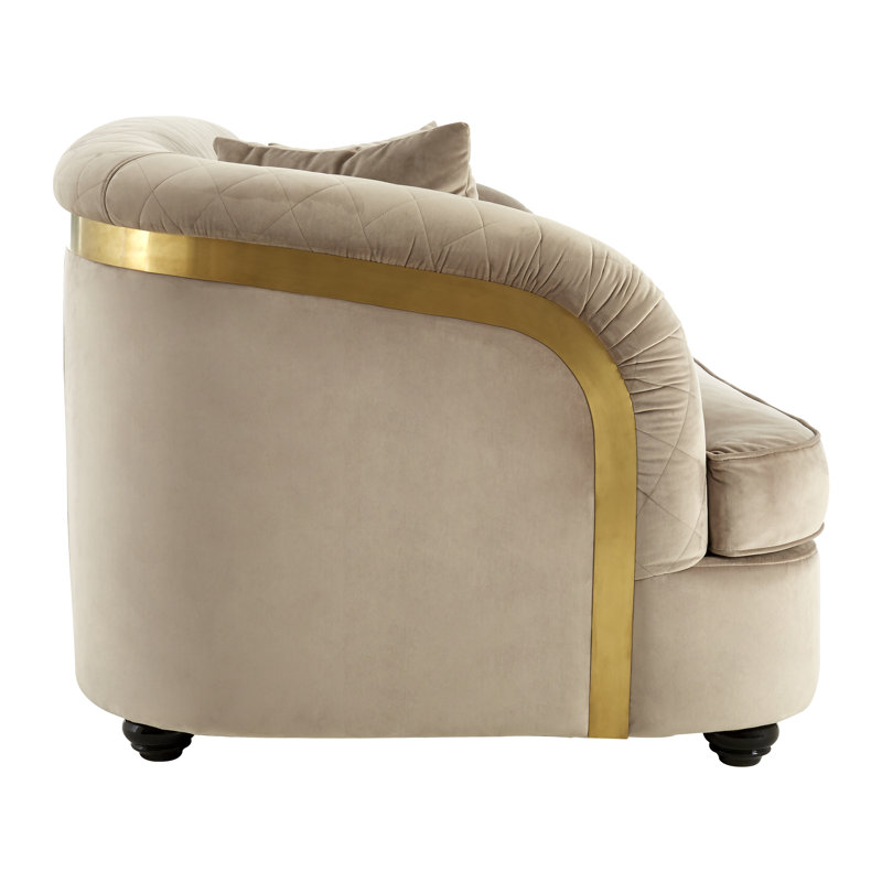 Linscott Velvet Sofa