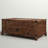 Table basse en bois massif avec rangement Percival