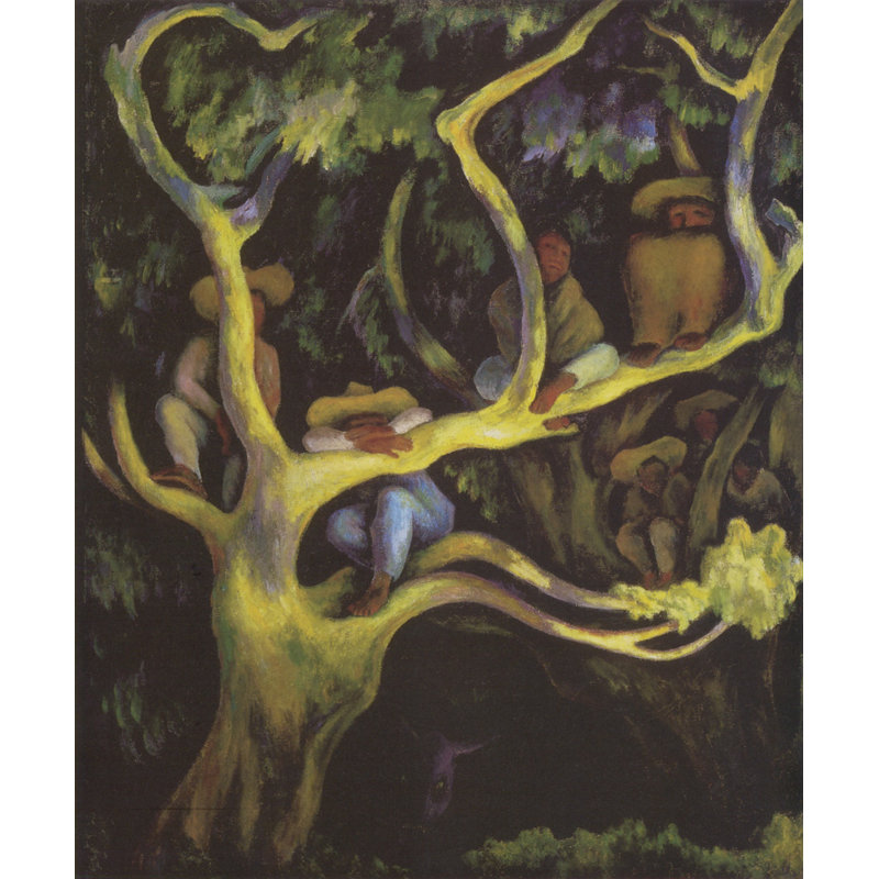 «Night Landscape» par Frida Kahlo, toile tendue avec châssis, H 40 po x l 28 po