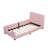 Twin Size Upholstered Platform Bed With Guardrail-1198580626