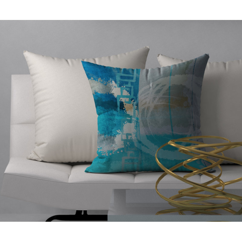 Coussin décoratif carré chaud positif, 24 po x 24 po