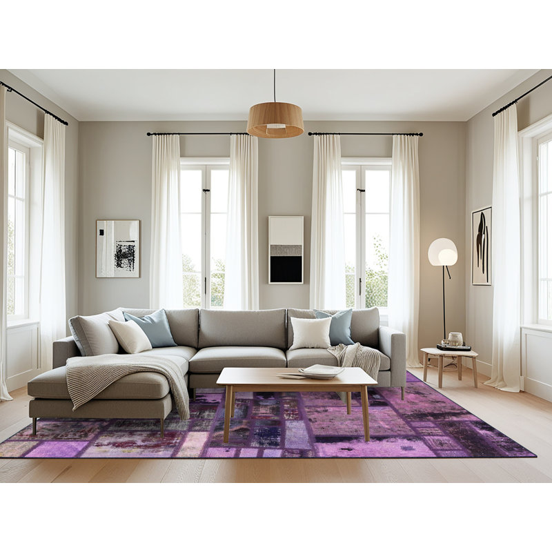Abstract Indoor Rug, Rectangle 8' x 12'