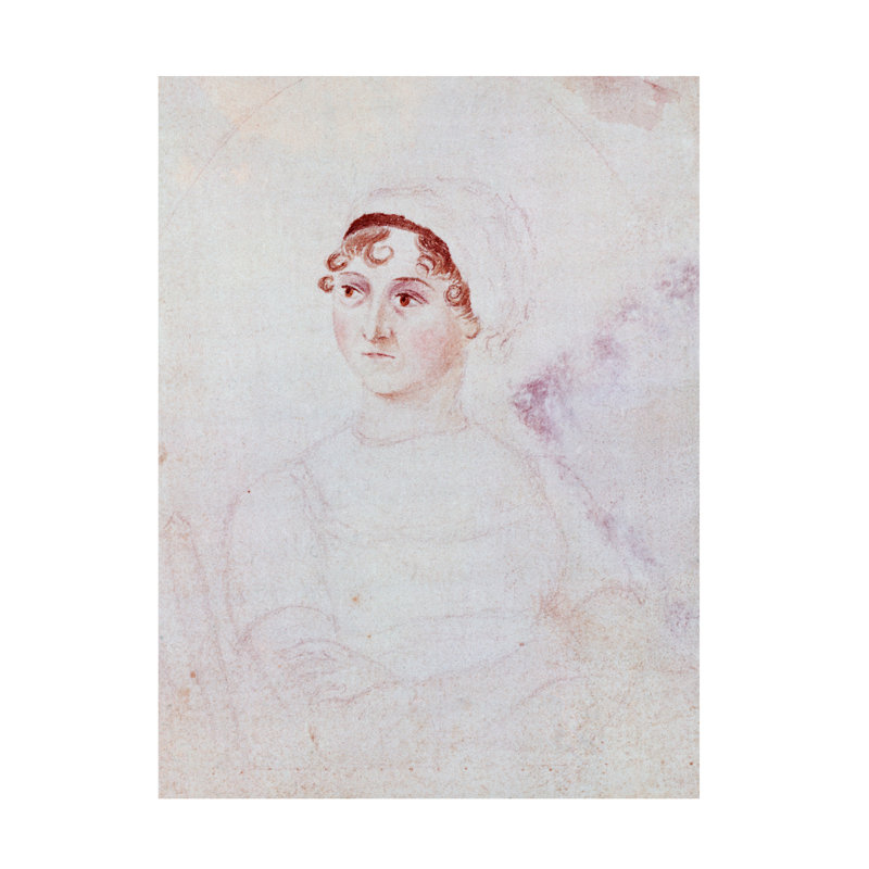 «Cassandra Austen Portrait of Jane Austen, C.1810, art sur toile, H 19 po x l 14 po