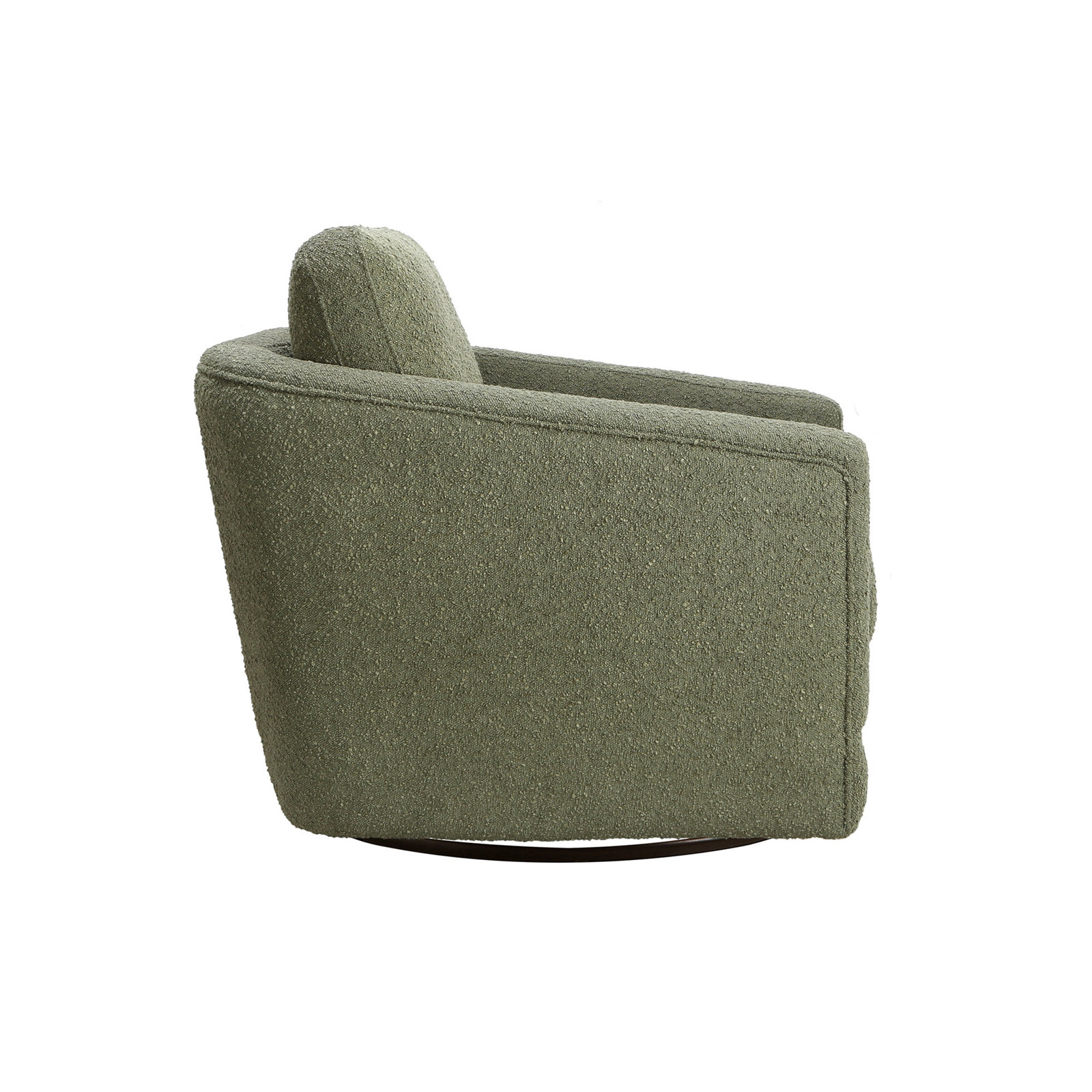 Gogh Linen Swivel Glider, Sage Boucle