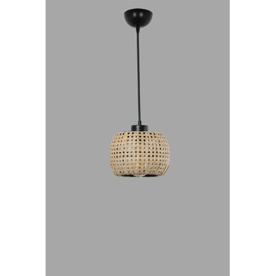 Luminaire suspendu tambour simple à 1 lumière Ott