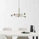 Hazel 5 Light Metal Dimmable LED Sputnik Chandelier
