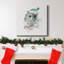 Christmas Critter Mouse - Toile tendue avec châssis de qualité supérieure - prête à être accrochée-877926412