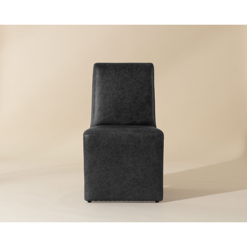 Cascata Upholstered Dining Chair, Black