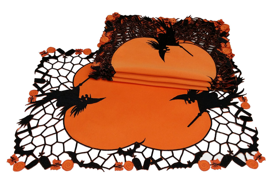 Aeilt Polyester Embroidered Rectangle Placemat (Set of 4) The Holiday Aisle®