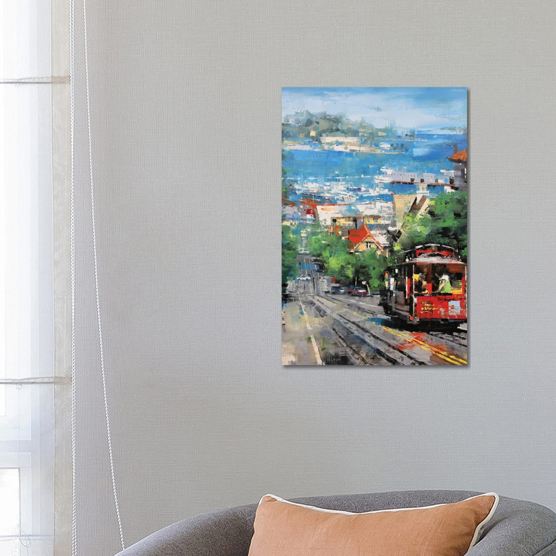 Alcatraz by Mark Lague - Wrapped Canvas Gallery-Wrapped Canvas Giclée, 66.04 cm H x 45.72 cm W x 3.175 cm D